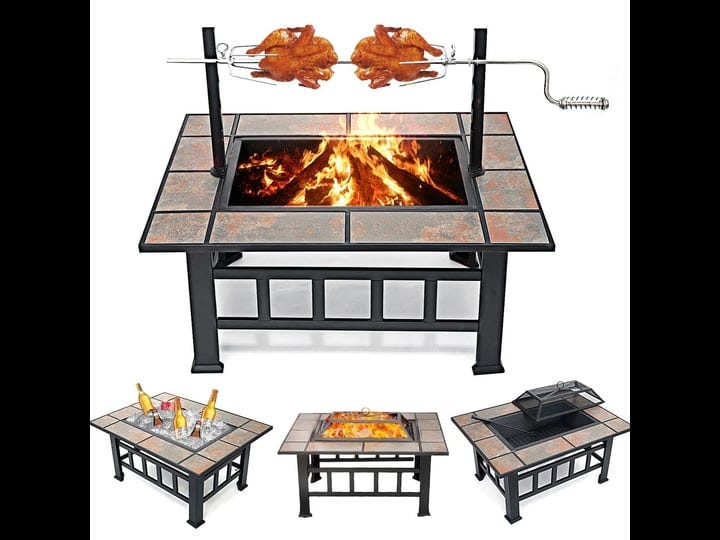 singlyfire-37-inch-fire-pit-table-with-grill-for-outside-large-square-wood-burning-firepit-heavy-dut-1