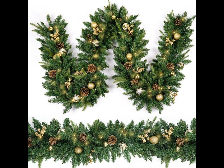 homekaren-christmas-garland-9ft-with-50-led-gold-ball-battery-control-christmas-decor-with-light-tim-1