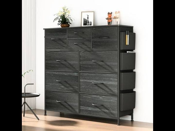 gikpal-10-drawer-dresser-chest-of-drawers-for-bedroom-with-side-pockets-and-hooks-black-adult-unisex-1