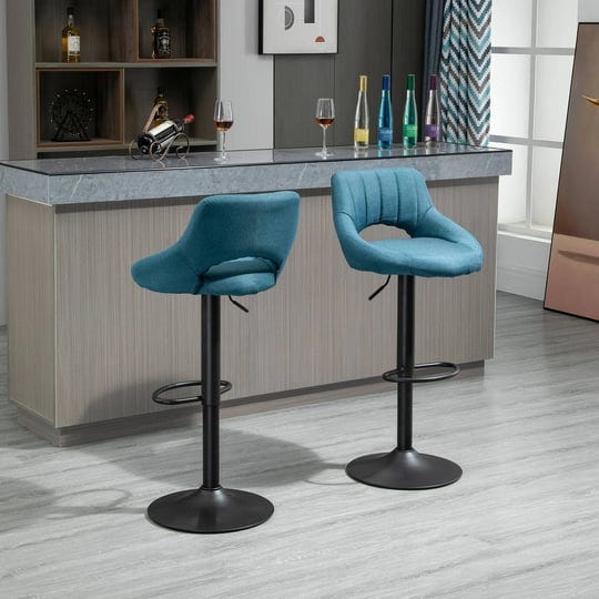 homcom-bar-stools-set-of-2-swivel-bar-height-barstools-chairs-with-adjustable-height-round-heavy-met-1