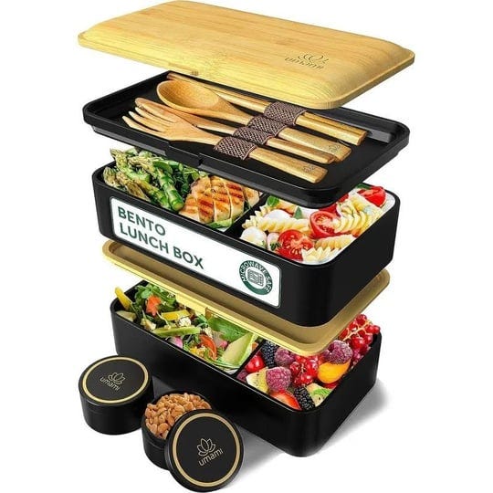 umami-all-in-1-bento-box-adult-lunch-box-with-cutlery-set-40oz-black-and-bamboo-1