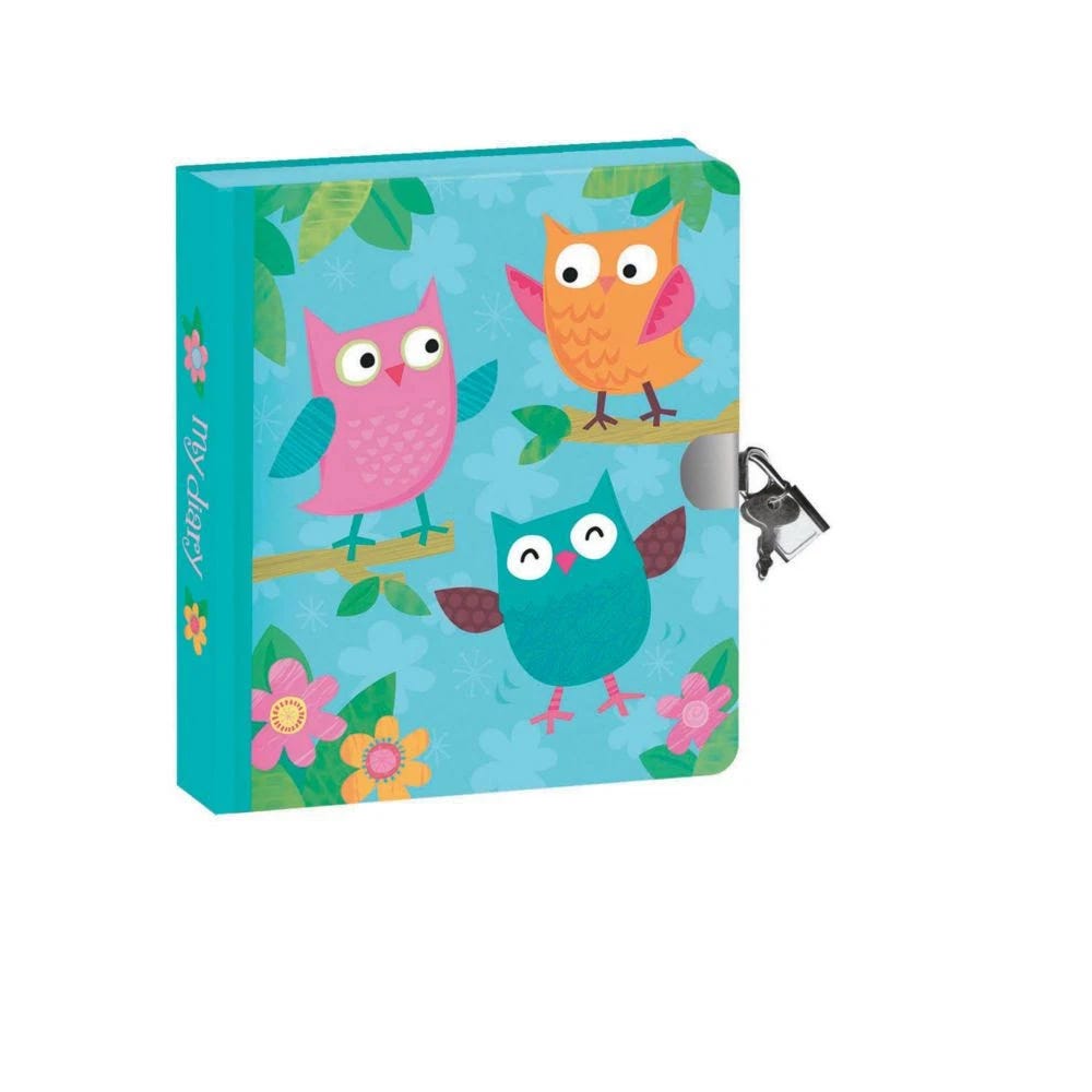 Owl Lock & Key Diary for Organization and Planning | Image