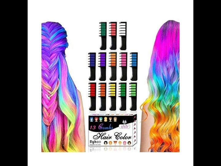 13-colors-temporary-hair-chalk-set-byhoo-hair-chalks-combs-for-girls-kids-birthday-gift-cosplay-part-1