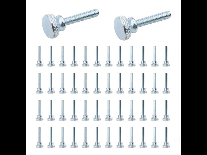 asamuyu-50-pieces-flat-knurled-head-fully-threaded-thumb-screws-bolts-fastener-thumbscrew-threaded-k-1