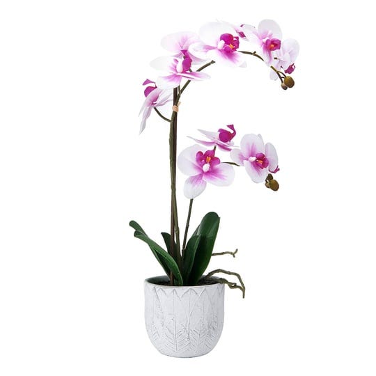 mikasa-artificial-orchid-in-pot-real-touch-phalaenopsis-orchid-embossed-leaf-cement-pot-22-inch-doub-1