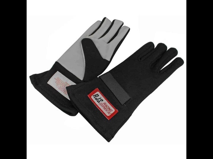 rjs-racing-equipment-600020107-single-layer-nomex-racing-gloves-2x-large-black-mens-size-one-size-1