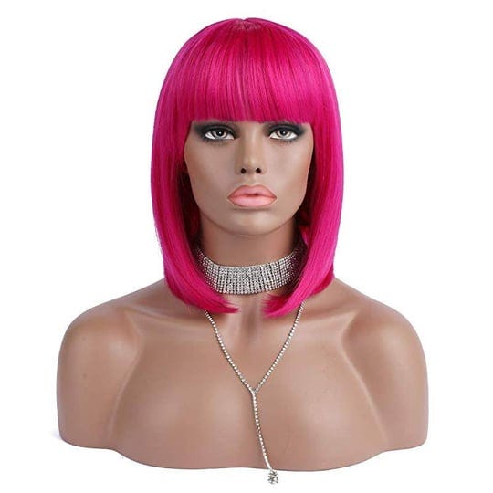 my-luna-hot-pink-wig-for-women-short-bob-wigs-with-bangs-synthetic-straight-colorful-wig-for-cosplay-1