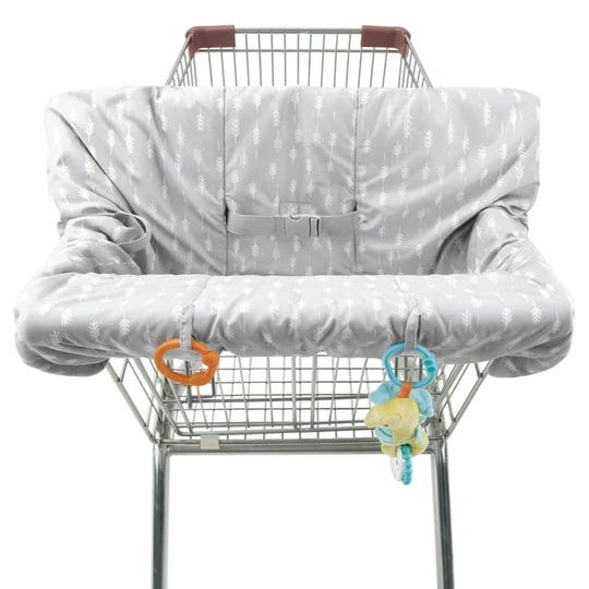the-peanutshell-shopping-cart-and-high-chair-cover-grey-ditsy-leaf-1