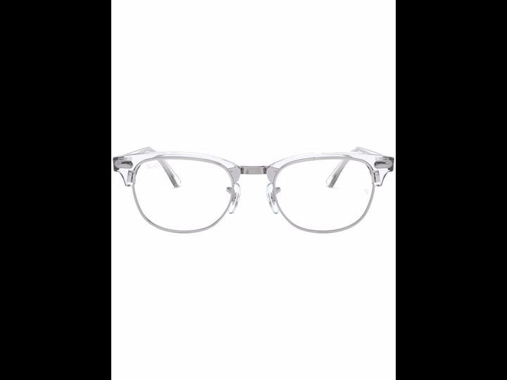 ray-ban-clubmaster-transparent-frame-glasses-white-1
