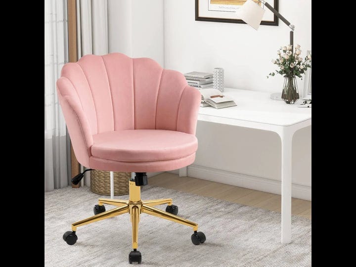 upholstered-swivel-task-chair-furnimart-upholstery-color-pink-1