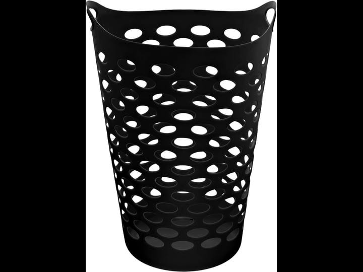 mainstays-flexible-plastic-round-laundry-hampers-black-1