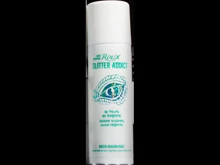roux-glitter-addict-temporary-glitter-hair-spray-green-dragon-rage-2oz-1