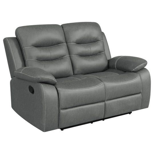 coaster-furniture-nova-upholstered-motion-reclining-loveseat-dark-grey-1