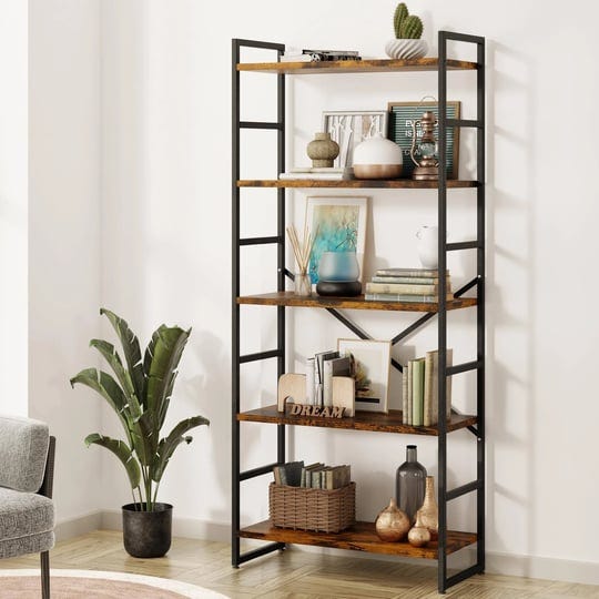 shintenchi-5-tiers-bookshelf-classically-tall-bookcase-shelf-industrial-book-rack-modern-book-holder-1