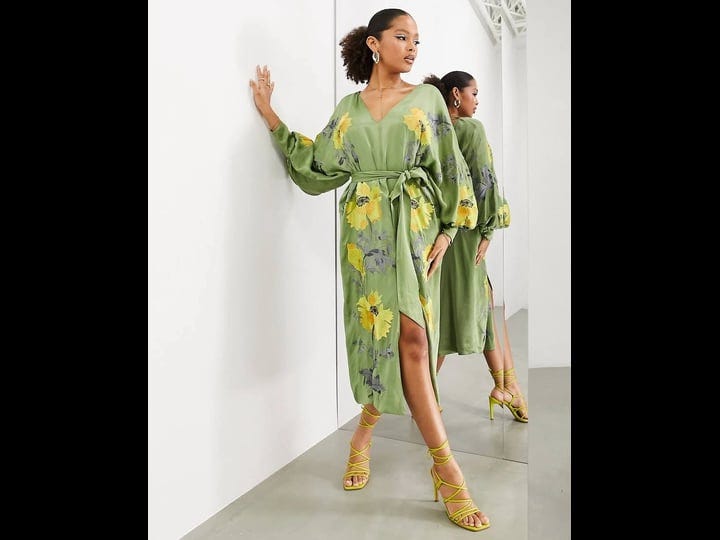 asos-design-edition-floral-embroidery-long-sleeve-midi-dress-in-mid-green-1