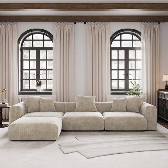 141-73-corduroy-large-reversible-modular-sectional-sofa-l-shape-couch-with-otoman-and-pillow-beige-1