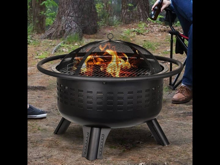 hykolity-2-in-1-fire-pit-with-grill-large-31-wood-burning-fire-pit-with-swivel-cooking-grate-outdoor-1
