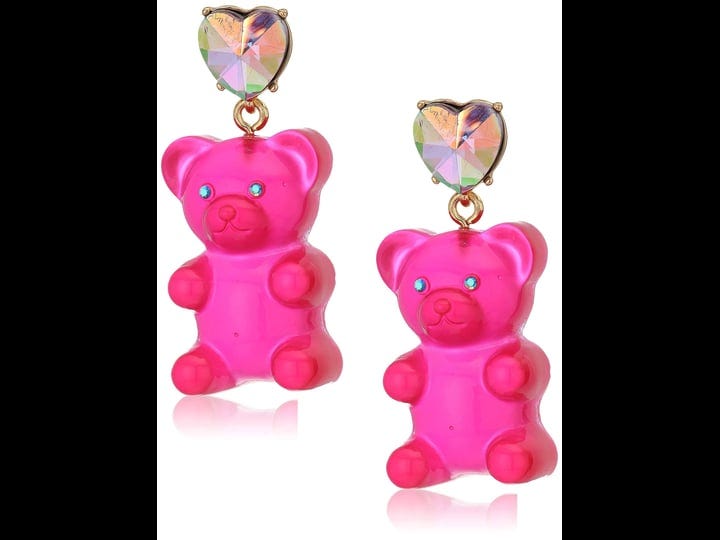 betsey-johnson-gummy-bear-drop-earrings-pink-1