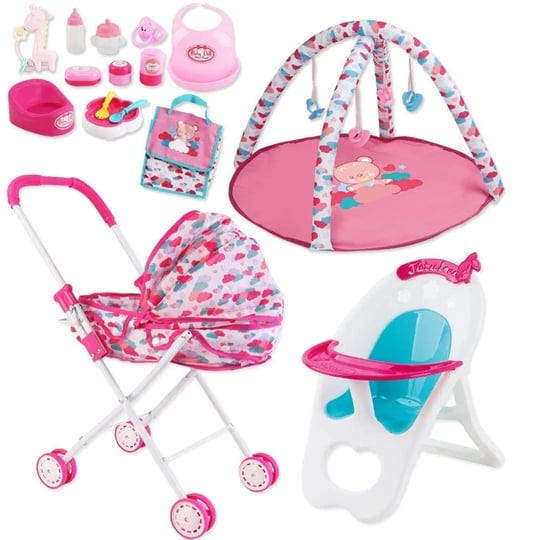 deao-baby-doll-stroller-set-with-nursery-accessories-high-chair-play-mat-travel-bag-and-feeding-toys-1