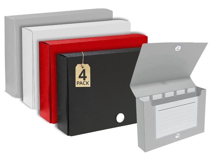 1intheoffice-index-card-case-3-x-5-index-card-holder-assorted-colors-4-pack-1