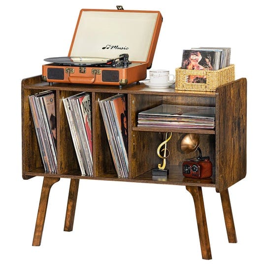 lerliuo-record-player-stand-with-4-cabinet-holds-up-to-220-albums-large-turntable-beech-wood-legs-mi-1