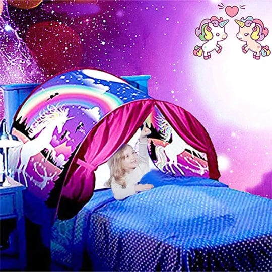 vby-kids-dream-bed-tent-twin-size-deluxe-space-adventure-dinosaur-island-unicorn-winter-wonderland-p-1