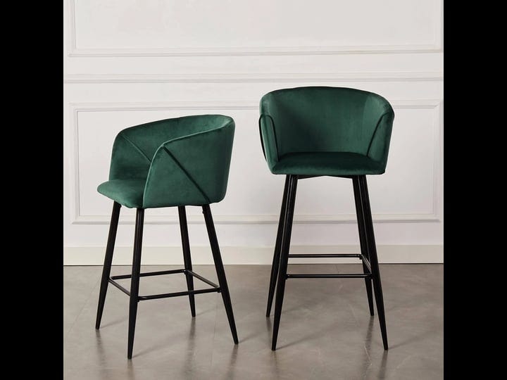 furniturer-30-green-upholstered-bar-stools-with-back-bar-chair-set-of-2-aldridge-bar-30-green-velvet-1