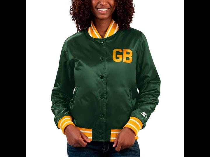 womens-starter-green-bay-packers-full-count-satin-full-snap-varsity-jacket-size-large-1