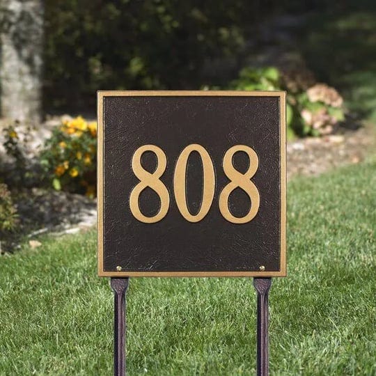 whitehall-products-square-standard-lawn-1-line-address-plaque-antique-copper-1