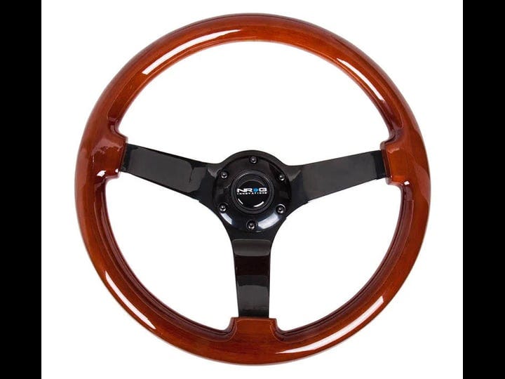 nrg-rst-036br-bk-reinforced-steering-wheel-classic-wood-grain-350mm-3in-deep-matte-black-solid-3-spo-1