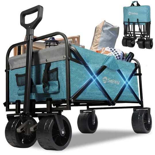 sekey-collapsible-foldable-wagon-with-220lbs-weight-capacity-heavy-duty-folding-garden-cart-with-big-1