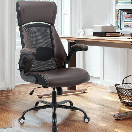 executive-office-chair-ergonomic-leather-desk-chair-widened-adjustable-headrest-with-flip-up-arms-co-1