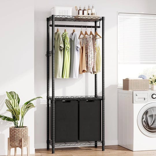 amyove-laundry-sorter-2-section-laundry-hamper-sorter-with-garment-rack-hanging-rod-and-adjustable-s-1