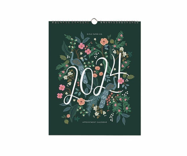 rifle-paper-co-2024-peacock-appointment-calendar-1