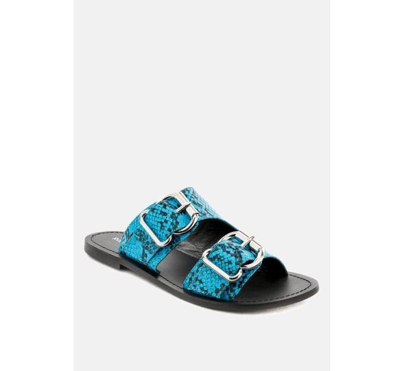 kelly-womens-flat-sandal-with-buckle-straps-blue-size-5-1