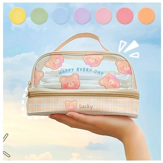 repwey-kawaii-bear-pencil-case-cute-pencil-pouch-aesthetic-clear-pencil-box-yellow-with-zipper-pen-p-1