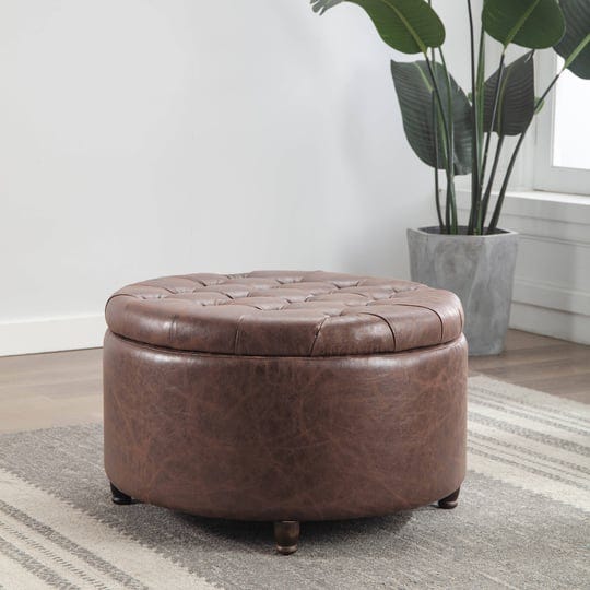 wovenbyrd-large-round-pintucked-storage-ottoman-lift-off-lid-chocolate-1