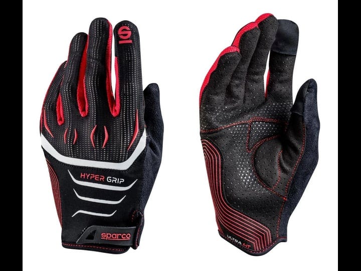 sparco-002094nrrs08-hypergrip-series-gaming-gloves-red-black-x-small-1