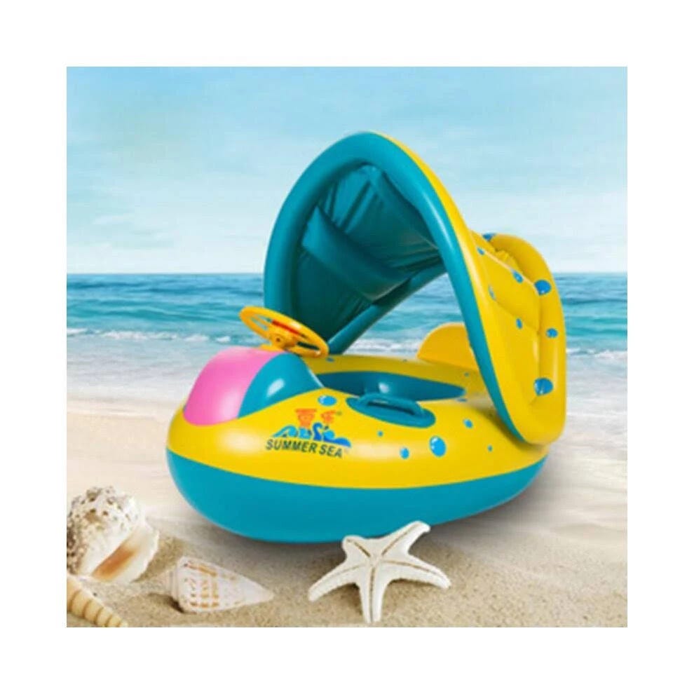 Infant Sunshade Swim Ring Float | Image