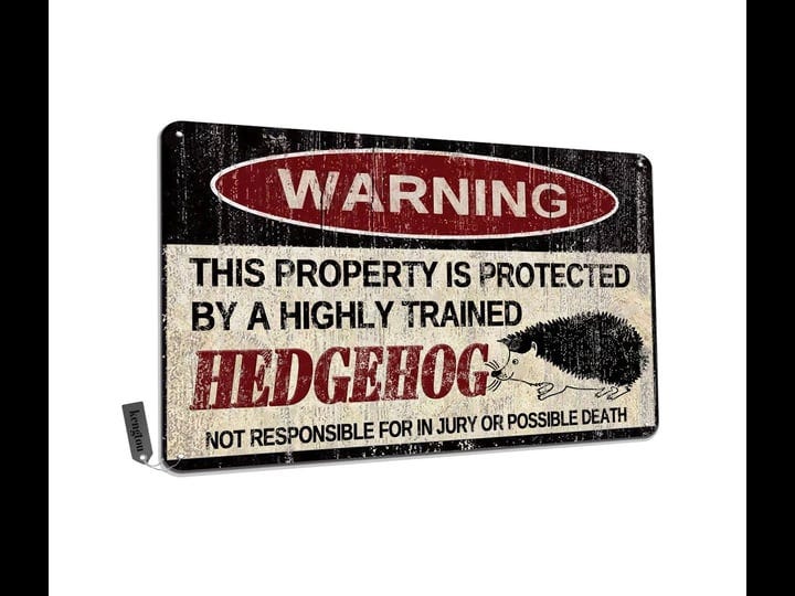 hedgehog-tin-sign-funny-metal-sign-vintage-wall-decor-12x8-inch-warning-this-property-protected-by-h-1