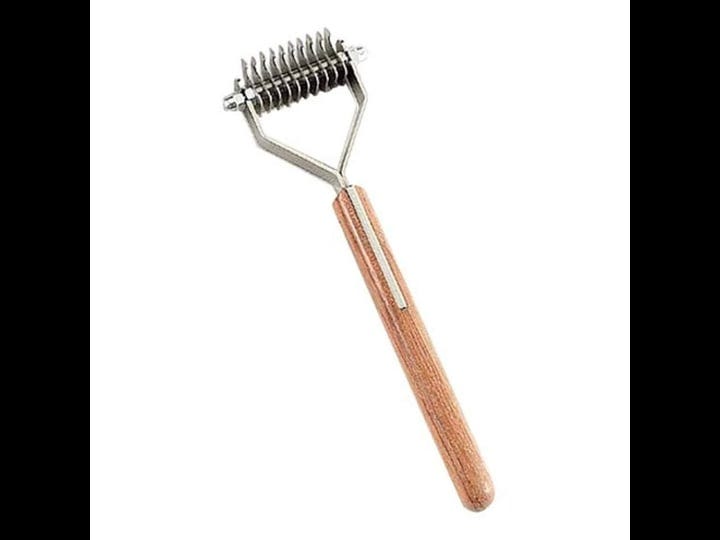 mars-coat-king-dematting-undercoat-grooming-rake-stripper-tool-for-dogs-and-cats-stainless-steel-wit-1