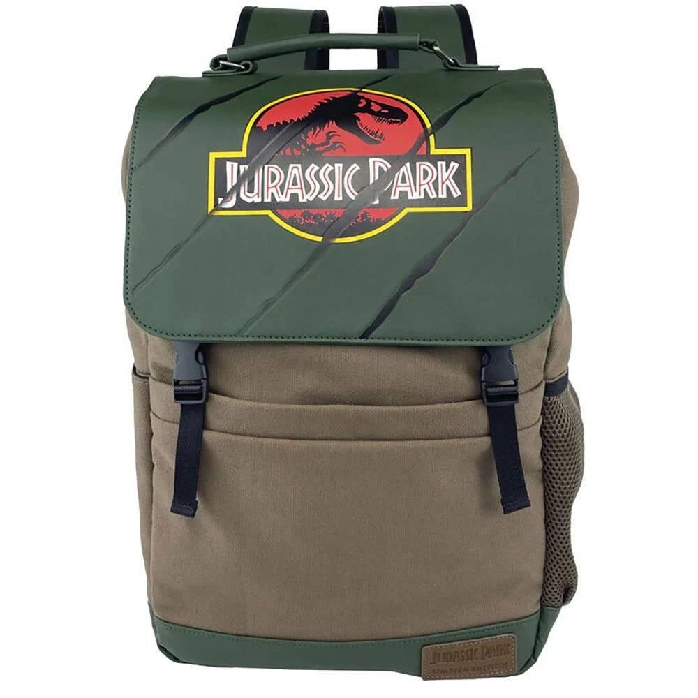 Officially Licenced Jurassic Park 30th Anniversary Explorer Backpack with Padded Shoulder Straps | Image