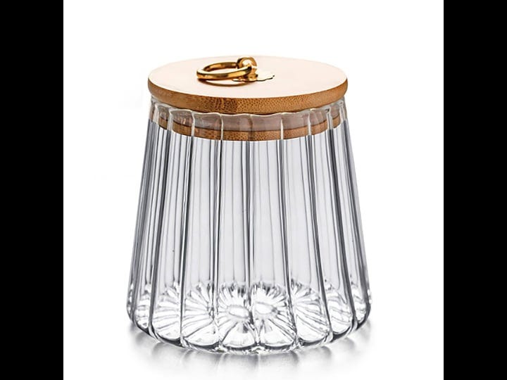 fantesticryan-glass-coffee-nuts-canister-airtight-storage-jar-petal-decorative-container-with-bamboo-1