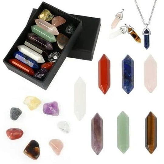 14pcs-healing-crystals-kit-celectigo-chakra-therapy-collection-with-7-raw-tumbled-chakra-stones-7-he-1