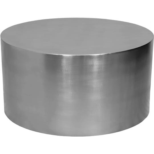 meridian-furniture-cylinder-brushed-chrome-coffee-table-1