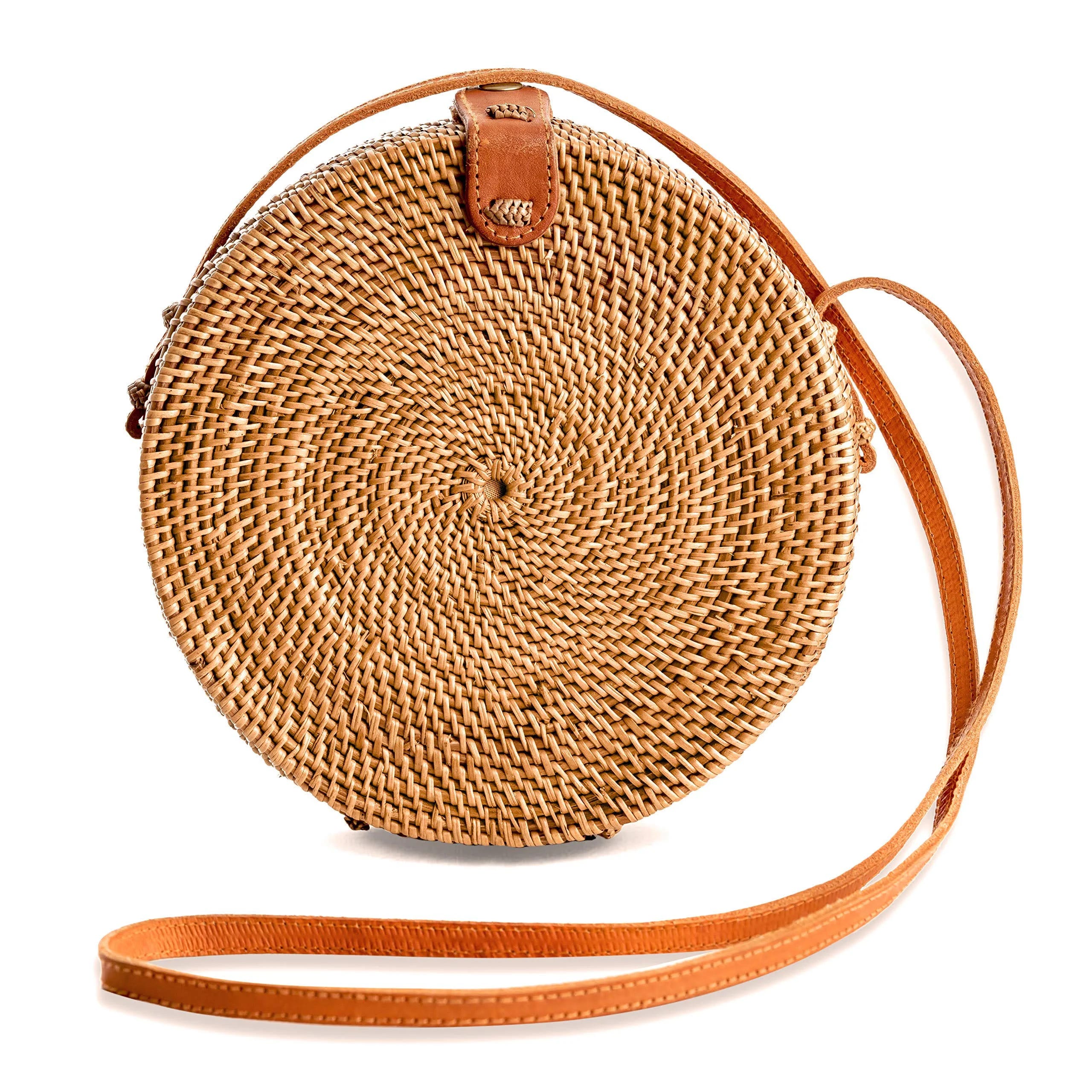 Rattan Handmade Circle Boho Bag for Women | Image