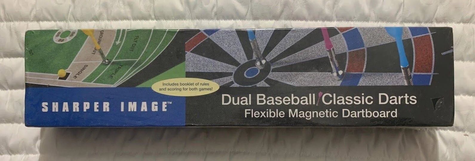 sharper-image-dual-baseball-classic-darts-flexible-magnetic-dartboard-new-1