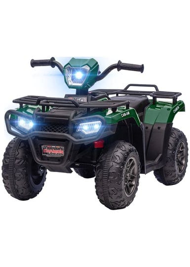 hom-comm-12v-electric-quad-bike-for-kids-w-led-headlights-music-green-1