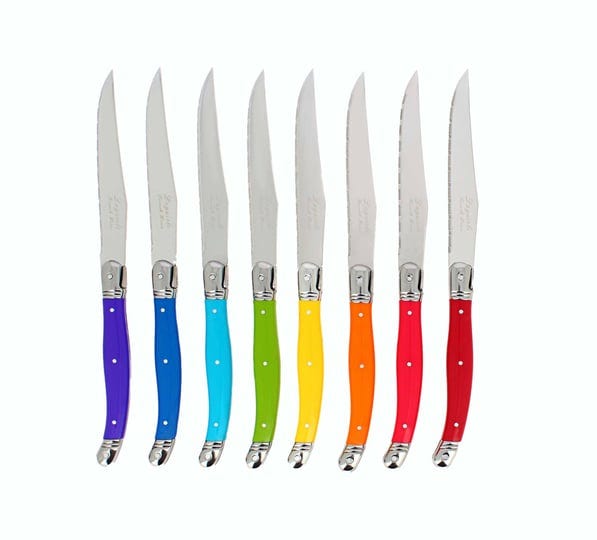french-home-set-of-8-laguiole-steak-knives-rainbow-colors-silver-1