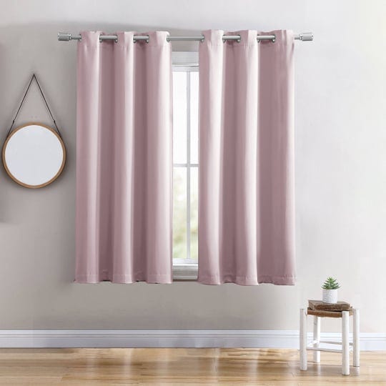 swift-home-thermal-insulated-blackout-grommet-single-panel-curtain-63-inches-blush-1